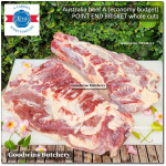 Beef BRISKET PE (Point End) frozen for smoke soup tongseng rawon semur Australia TEYS portioned 1/4 cut +/- 1.5kg (price/kg)
